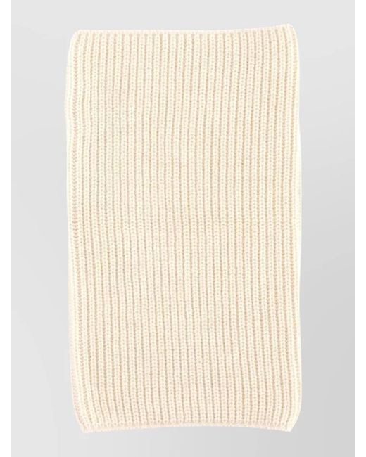 Lemaire Natural Alpaca Wool Snood Scarf for men