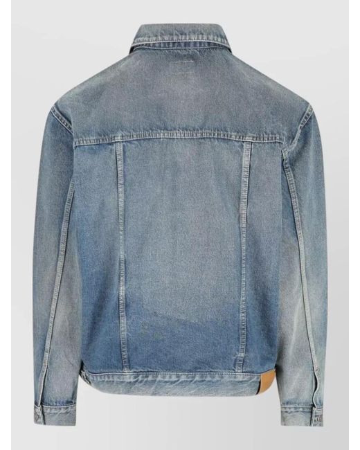 Saint Laurent Blue Denim Trucker Jacket for men