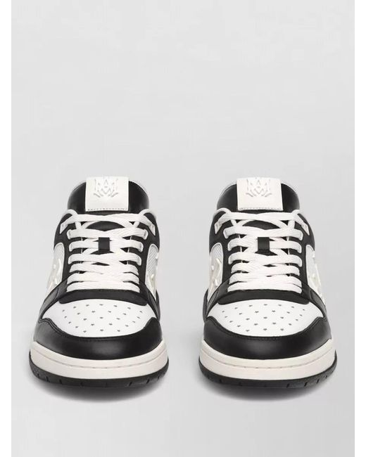 Amiri Metallic Leather Low-Top Sneakers for men