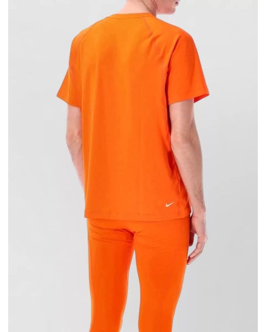 Nike Orange Acg Wildsee Short Sleeve Technical T-Shirt for men