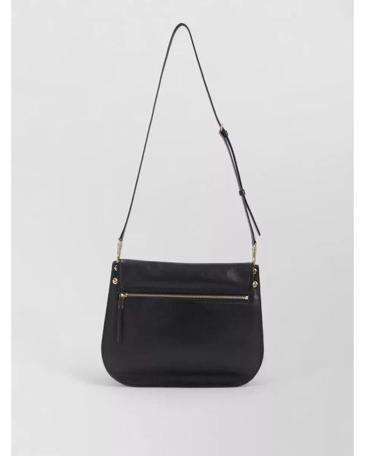 Céline White Soft Triomphe Crossbody Handbag