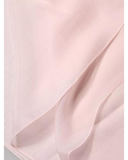 Dolce & Gabbana Pink Silk Stole Neck Wrap Shawl Scarf for men