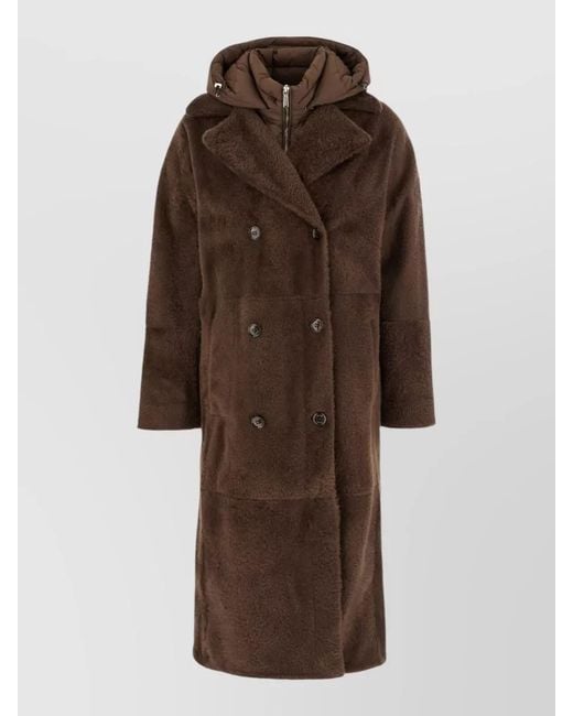 Moorer Brown Down Jacket