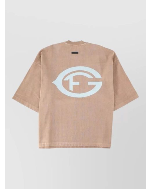 Fear Of God Natural Cotton T-Shirt for men