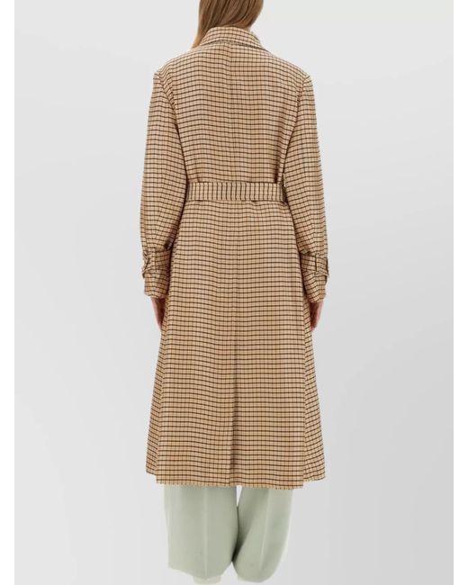 Lanvin Natural Belted Trench Coat