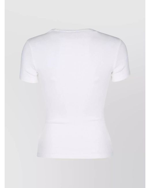 Tommy Hilfiger White Cotton T-Shirt