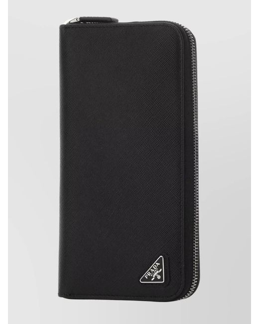 Prada Black Leather Wallet for men