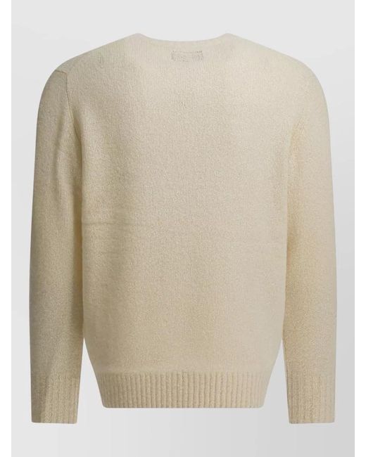 Beams Plus Natural Cashmere Silk Jumper for men