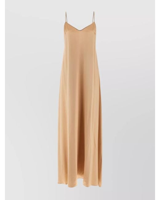 Ferragamo White Viscose Maxi Dress