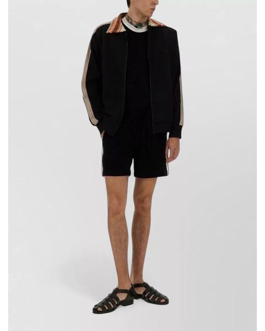 Sasquatchfabrix Black Tailored Shorts for men