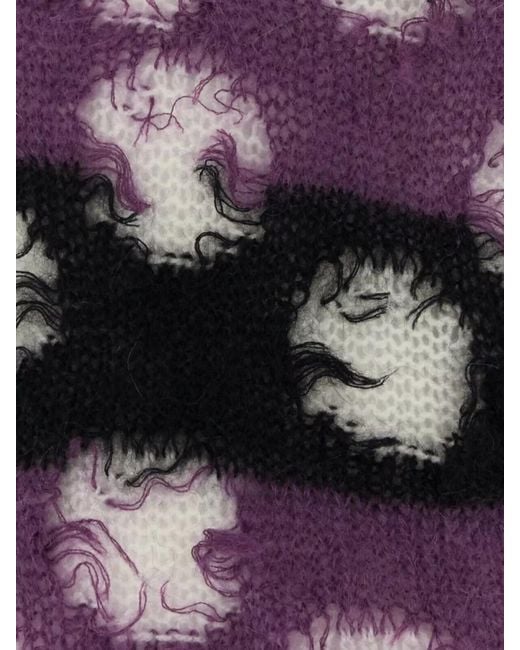 NAMACHEKO Multicolor Ribbed Crew-Neck Jumper for men