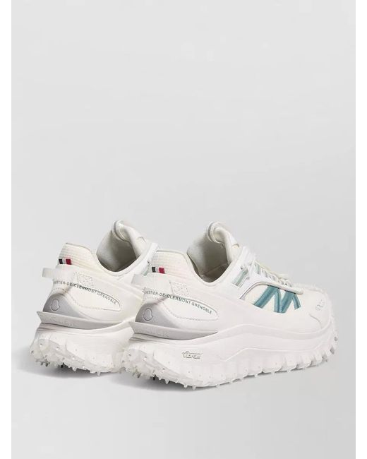 Moncler Natural Polyester Trailgrip Low-Top Sneakers