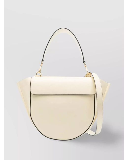 Wandler White Medium Bag With Top Handle And Adjustable Strap