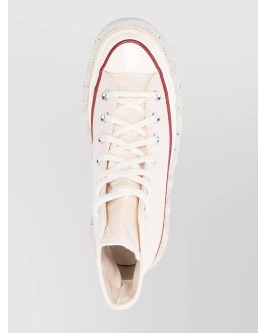 Converse Natural Cotton Canvas High-Top Sneakers