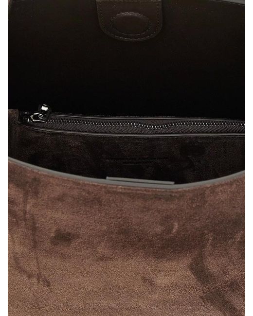 Brunello Cucinelli Brown Essence Large Tote Bag Shoulder Strap