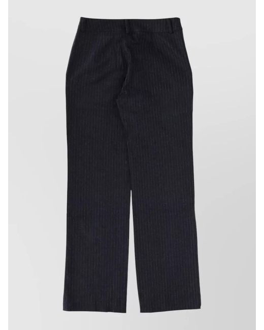 Paloma Wool Blue Hina Tailored Pants Featuring Belt Loops