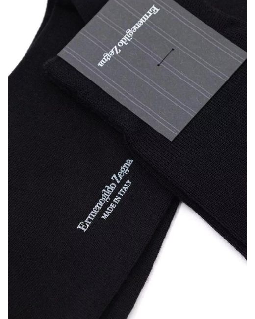 Zegna Blue Wool Socks for men