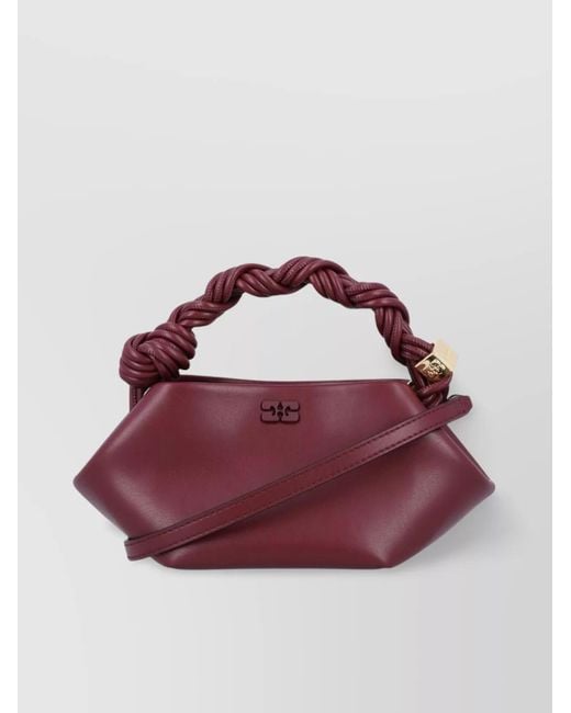 Ganni Purple Bou Bag Mini