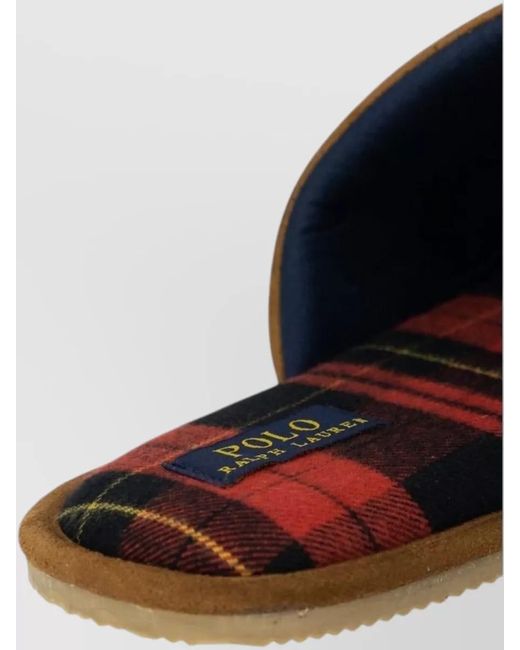 Ralph Lauren Brown Polyester Slippers for men