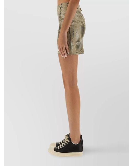 Rick Owens Green Mini Skirt