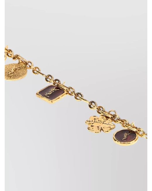 Saint Laurent Metallic Metal Bracelet
