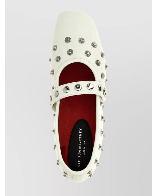 Stella McCartney White Ryder Ballerina Flats