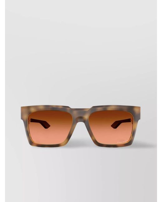 Oakley Brown Square Frame Sunglasses Tortoiseshell Pattern
