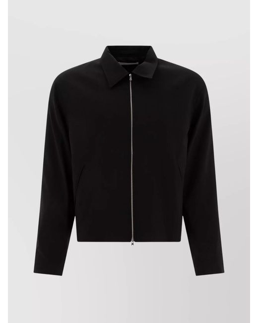 Our Legacy Black Virgin Wool Regular-Fit Lightweight Jacket for men