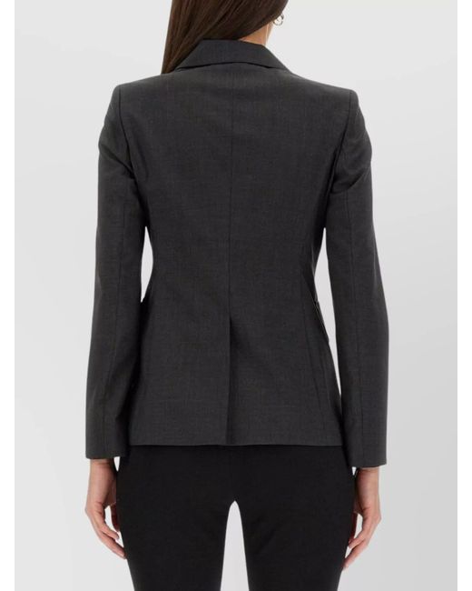 Max Mara Black Double-Breasted Blazer