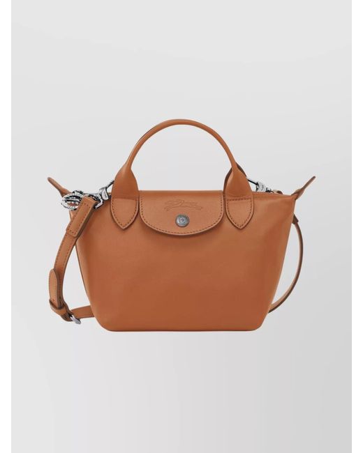 Longchamp Multicolor Calfskin Leather Mini Top Handle Bag