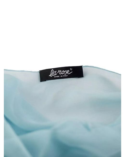 LA ROSE Blue Keffiyeh Scarf