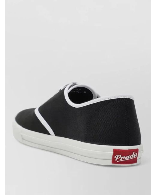 Prada Multicolor Low Top Sneakers Contrast Trim Sole for men