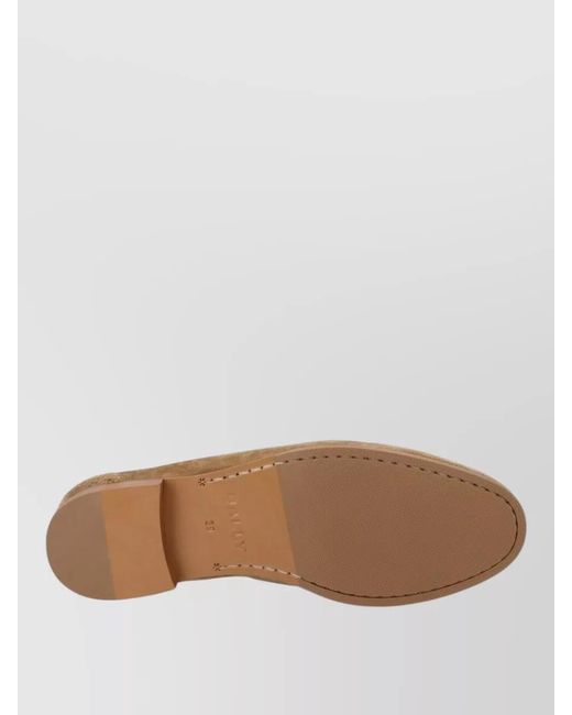 Bally Brown Leather Lace-Up Shoes