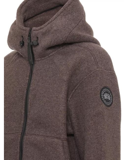 Canada Goose Brown Hooded Padded Jacket for men