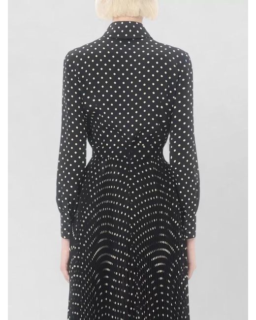 Valentino Garavani Black Silk Printed Blouse