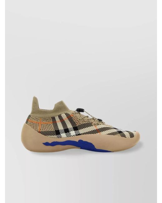 Burberry Multicolor Printed Slip-On Low-Top Sneakers for men