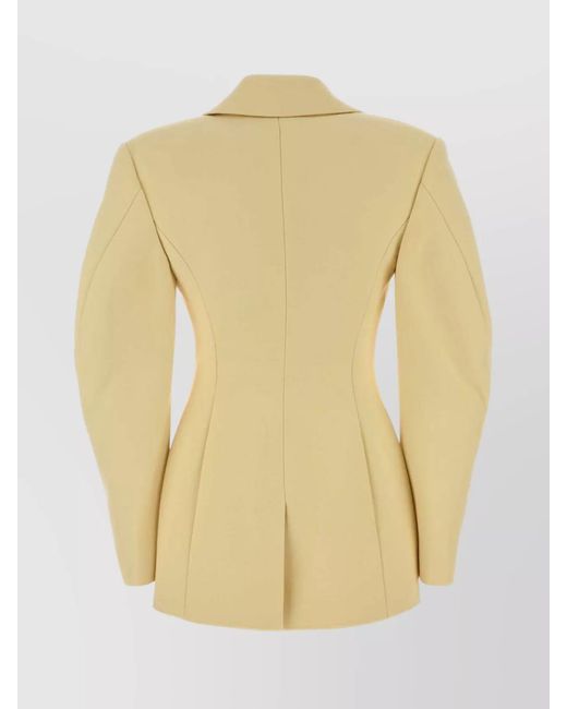 Givenchy Yellow Crepe Blazer