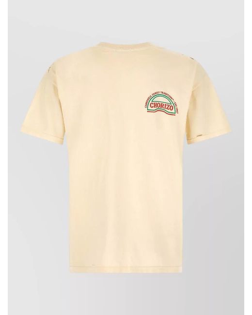 Willy Chavarria Multicolor Chorizo Graphic Crew Neck Short Sleeve T-Shirt for men