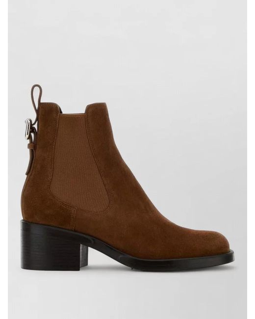 Chloé Brown Suede Ankle Boots