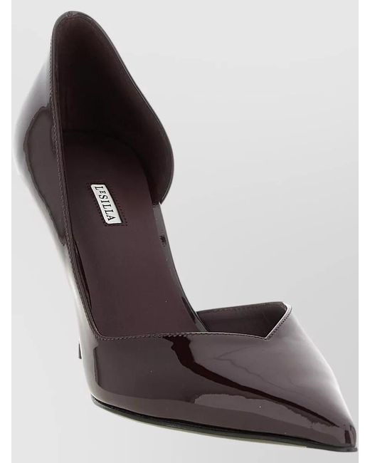 Le Silla Multicolor Patent Leather Asymmetric Stiletto Pumps