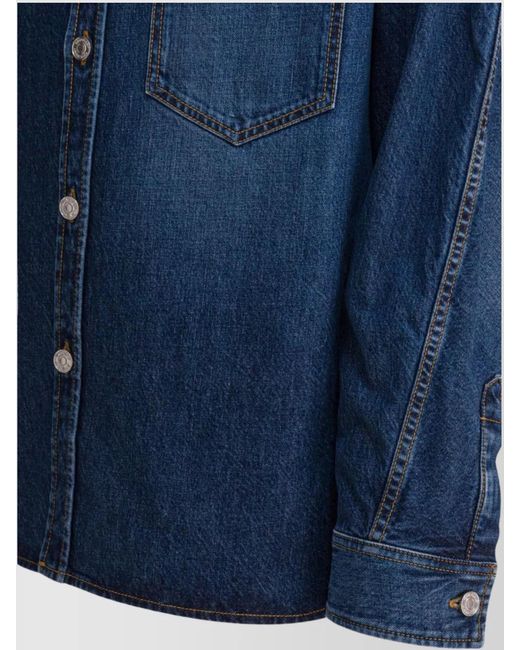 Givenchy Blue Denim Overshirt for men