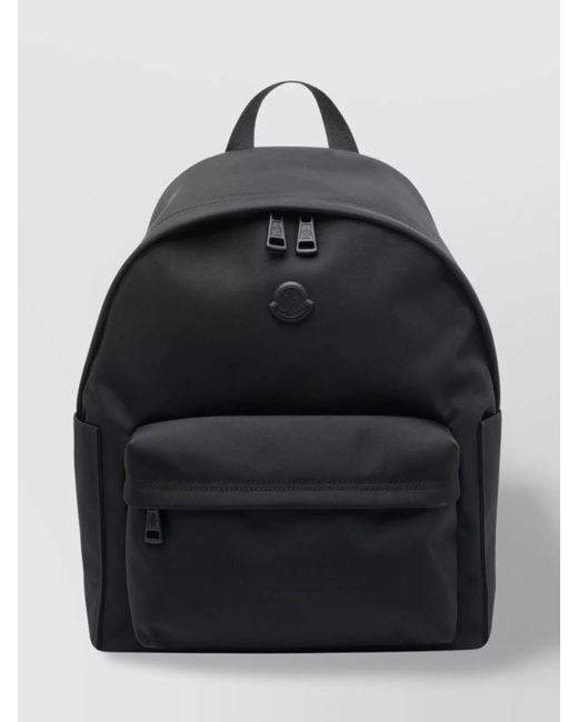 Moncler Black Canvas New Pierrick Backpack for men
