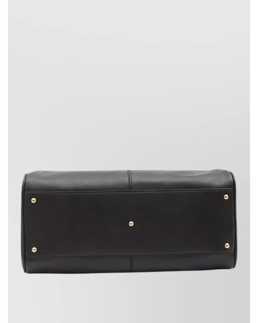 Chloé Black Bowling Calf Leather Bowling Bag