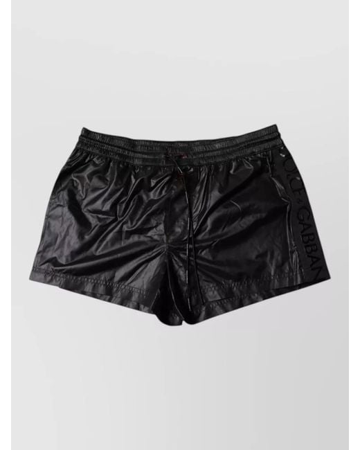 Dolce & Gabbana Black Swim Shorts for men