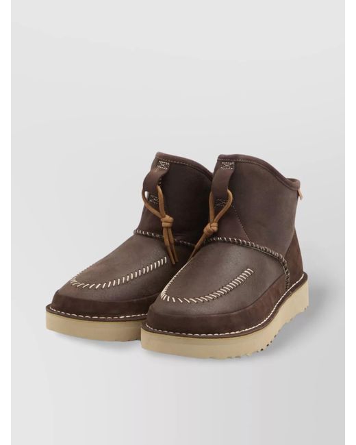 Ugg Brown Leather Boots for men