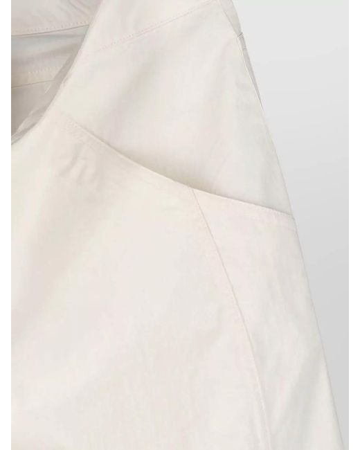Paloma Wool White Straight Leg Pants Back And Side Pockets