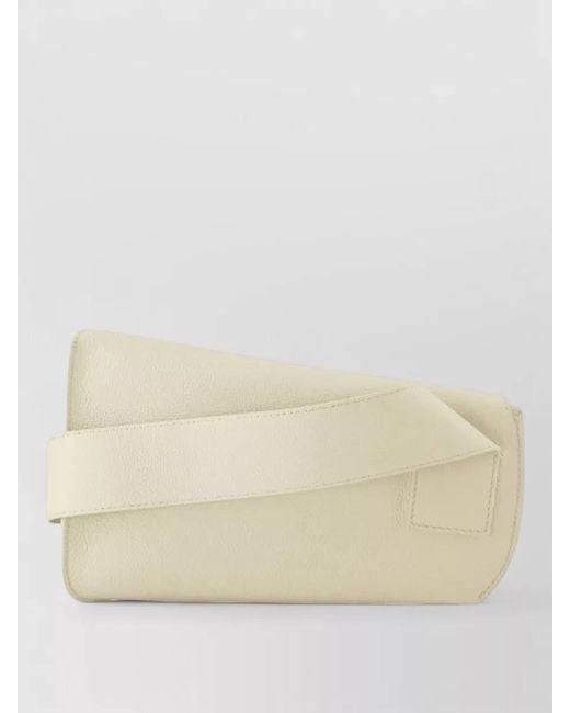 McQueen Natural Leather Sling Bag Crossbody