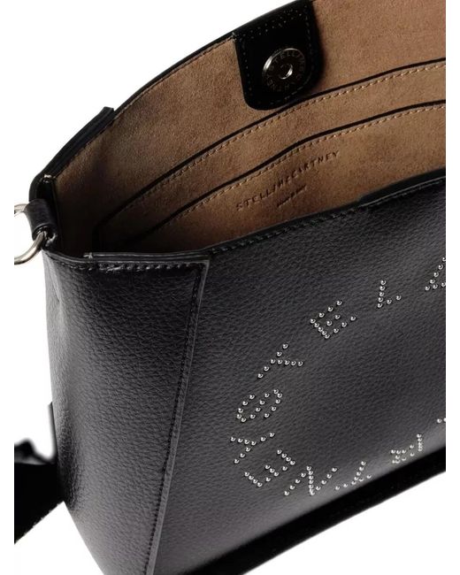 Stella McCartney Black Stella Logo Small Cross-Body Bag