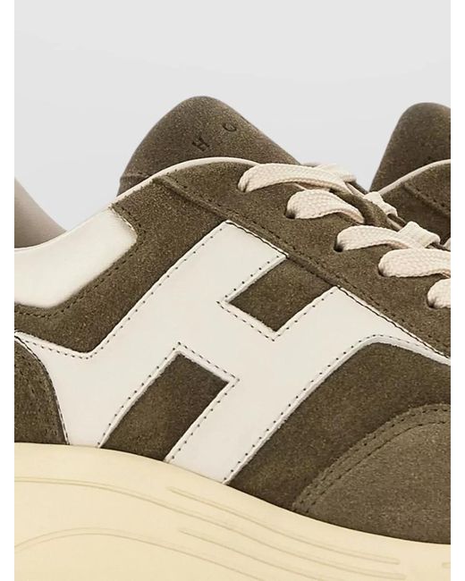 Hogan Multicolor Leather Low-Top Sneakers for men
