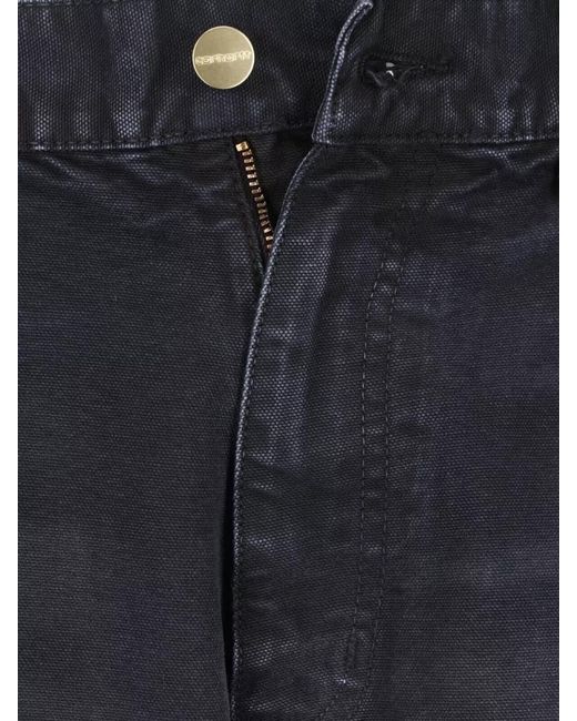 Carhartt Blue Straight-Leg Denim Jeans for men